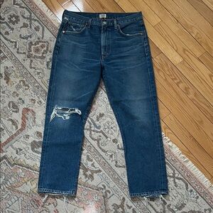 Citizens Of Humanity Dree Crop high rise Slim Straight Jeans